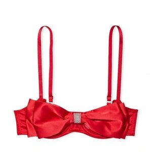 Victoria’s Secret Red Bow Balconette Bra